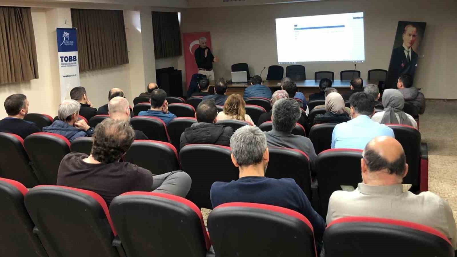 TOBB MYO&rsquo;da Erasmus proje eğitimi ger&ccedil;ekleştirildi
