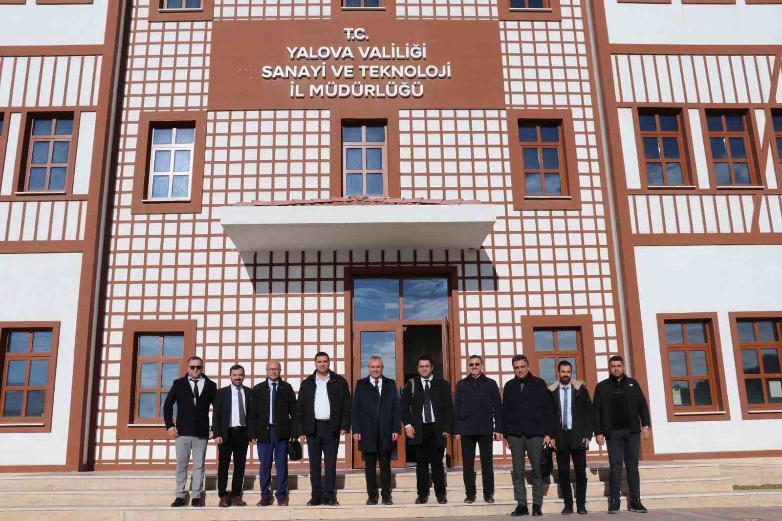 Yalova OSB’de Sanayi ve Teknoloji Bakanlığı heyetinden saha incelemesi