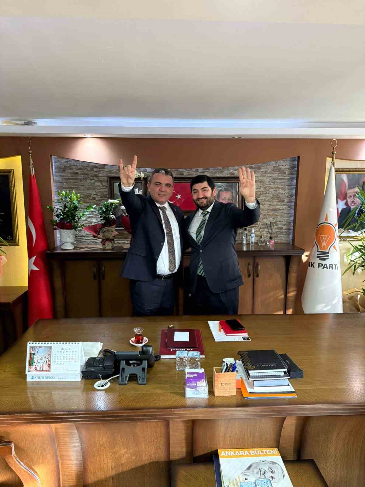 MHP Etimesgut İlçe Başkanı Muratgül’den AK Parti Etimesgut İlçe Başkanı Şankazan’a ziyaret