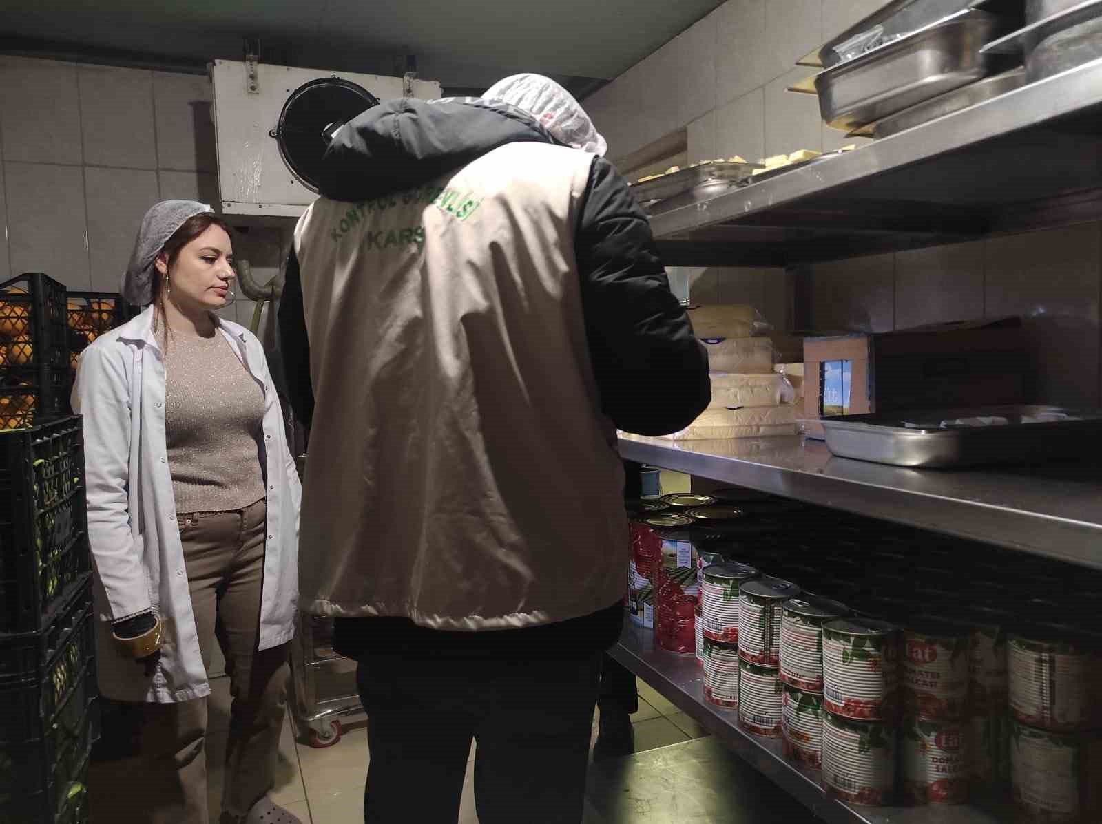 Kars’ta gıda kontrolleri sürüyor