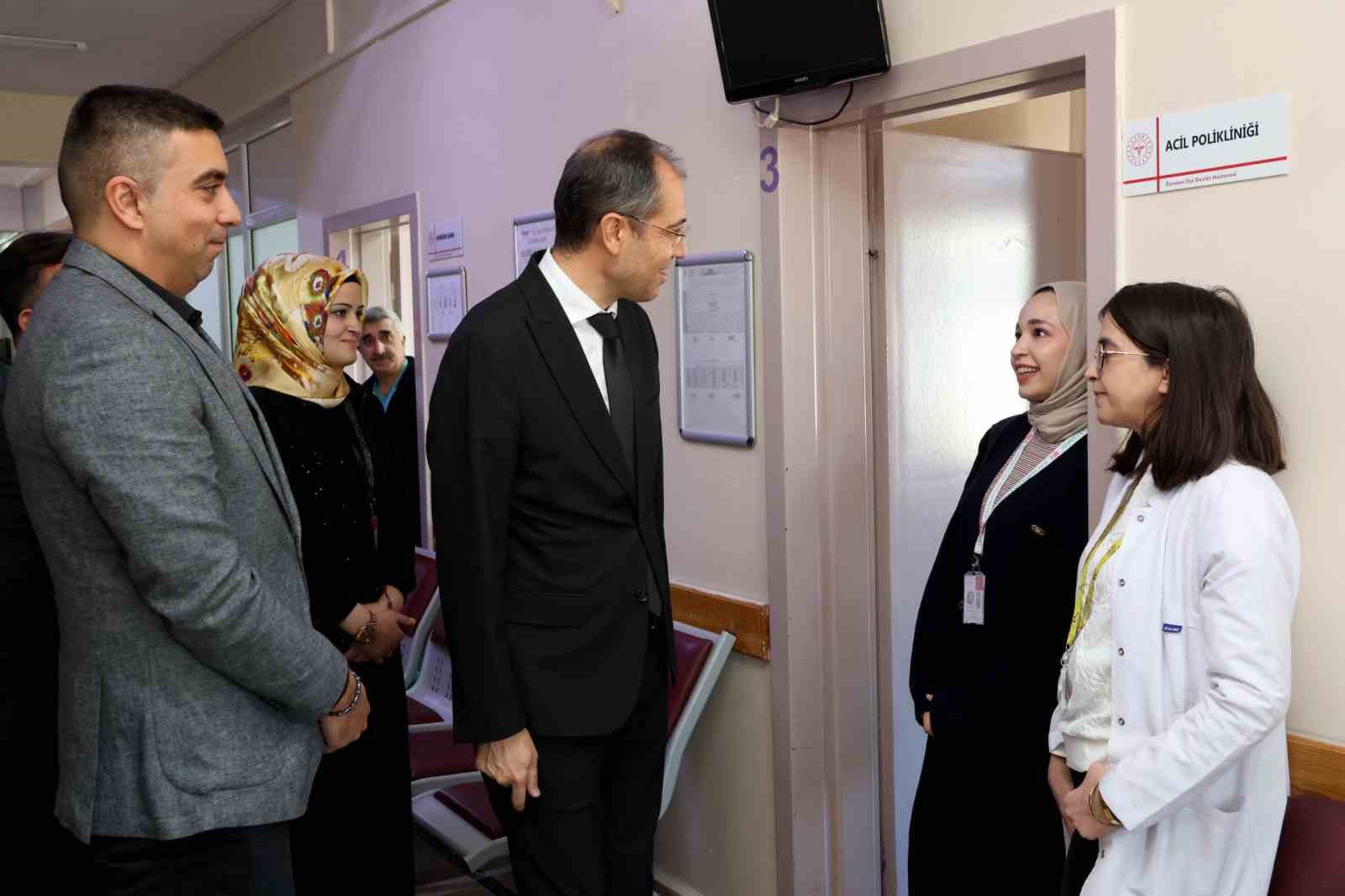 İl Sağlık Müdürü Dr. Erşan; Özvatan’daki sağlık hizmetlerini yerinde değerlendirdi