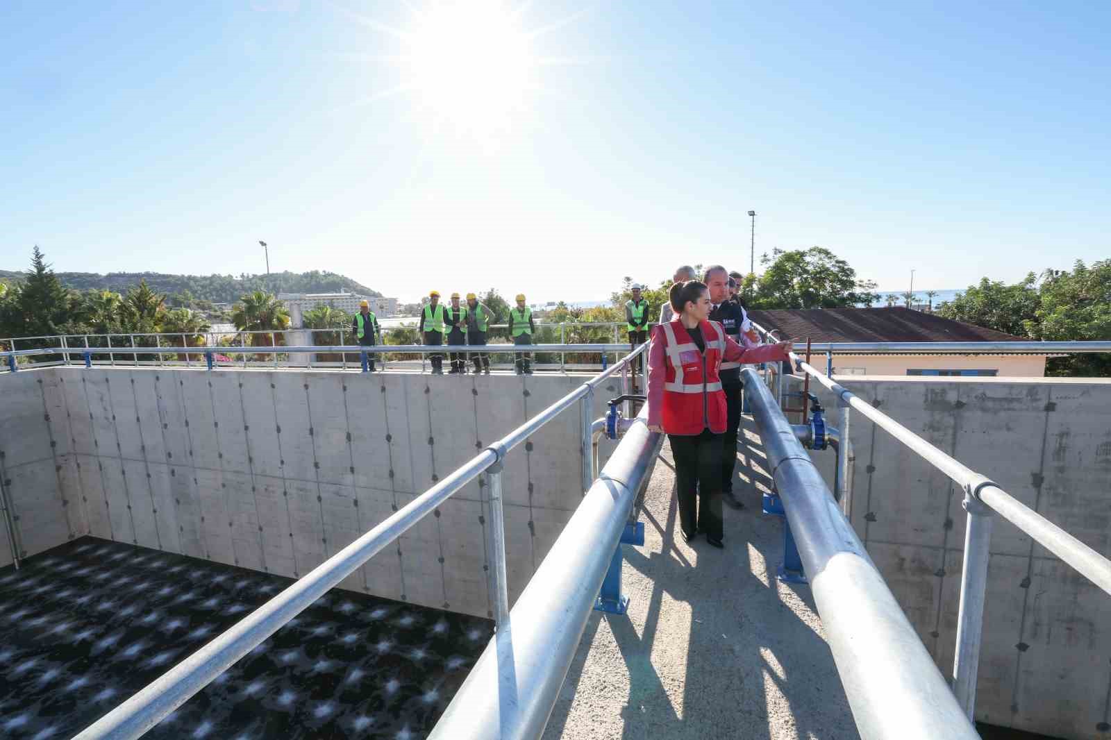 B&uuml;şra &Ouml;zdemir: "Konaklı Atıksu Arıtma Tesisi&rsquo;nin Alanya&rsquo;ya uzun yıllar g&uuml;venle hizmet edecek bir kapasiteye gelecek"
