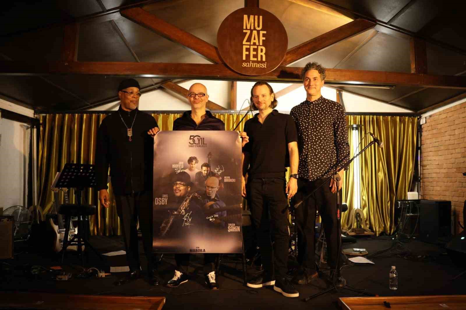 Mabolla, 50&rsquo;inci yıl sanat etkinliğinde d&uuml;nyaca &uuml;nl&uuml; Caz ustalarını ağırladı
