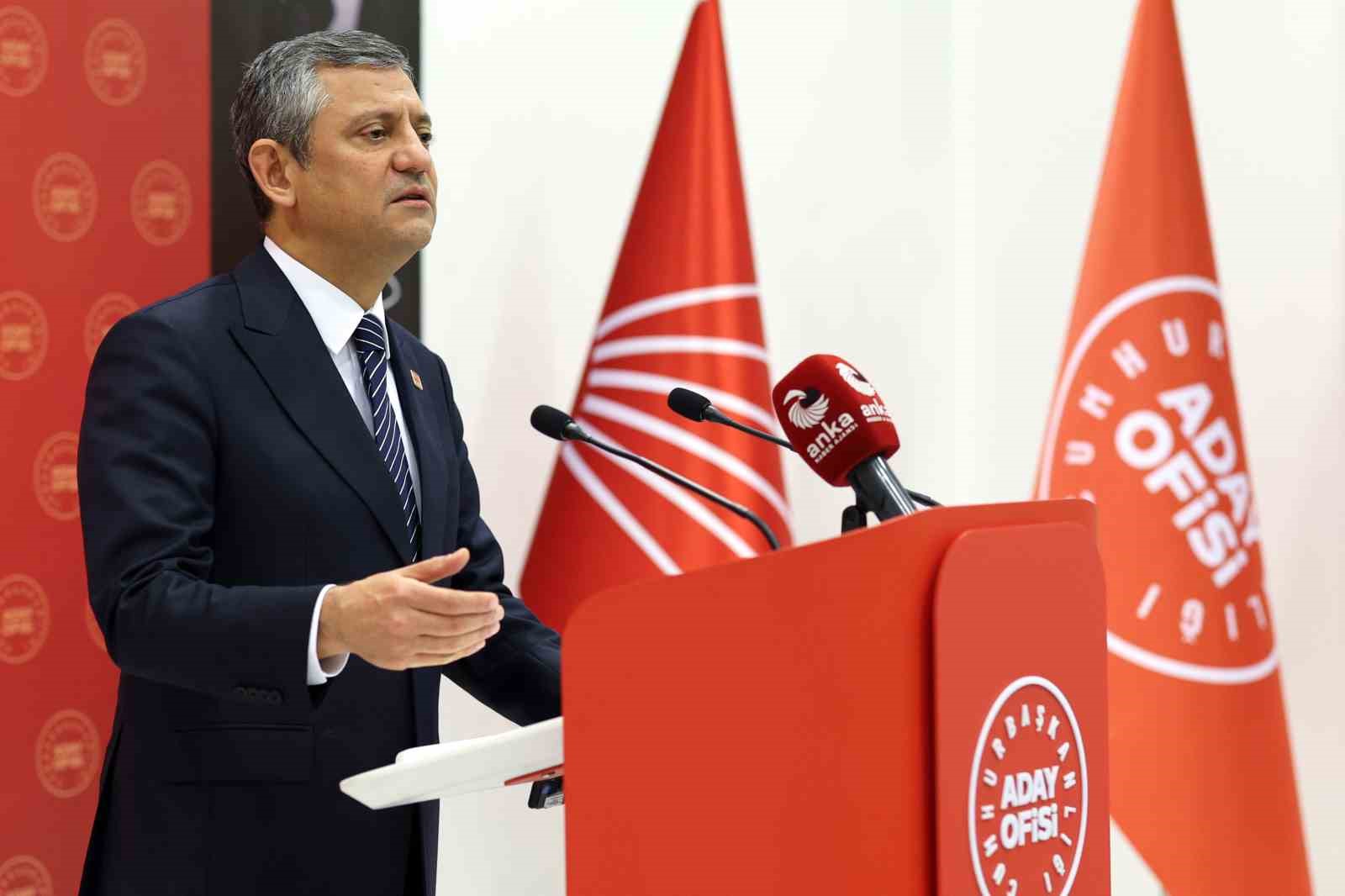 CHP Genel Başkanı Özel: "Cumhurbaşkanlığı Aday Ofisimizin temel gündemi, ekonomik ve sosyal krizdir"