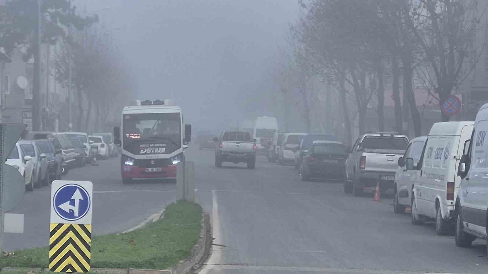 D&uuml;zce&rsquo;de sis etkili oluyor
