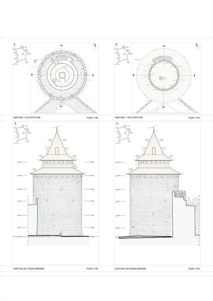 Yedikule Hisarı&rsquo;ndaki Hazine Kulesi restore ediliyor
