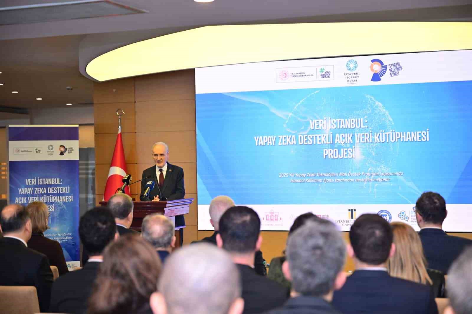 Veri İstanbul: Yapay Zeka Destekli A&ccedil;ık Veri K&uuml;t&uuml;phanesi projesi tanıtıldı
