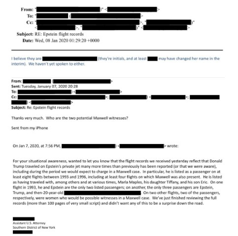 Yeni Epstein belgeleri yayınlandı: Trump, Epstein'ın &ouml;zel jetinde defalarca u&ccedil;muş