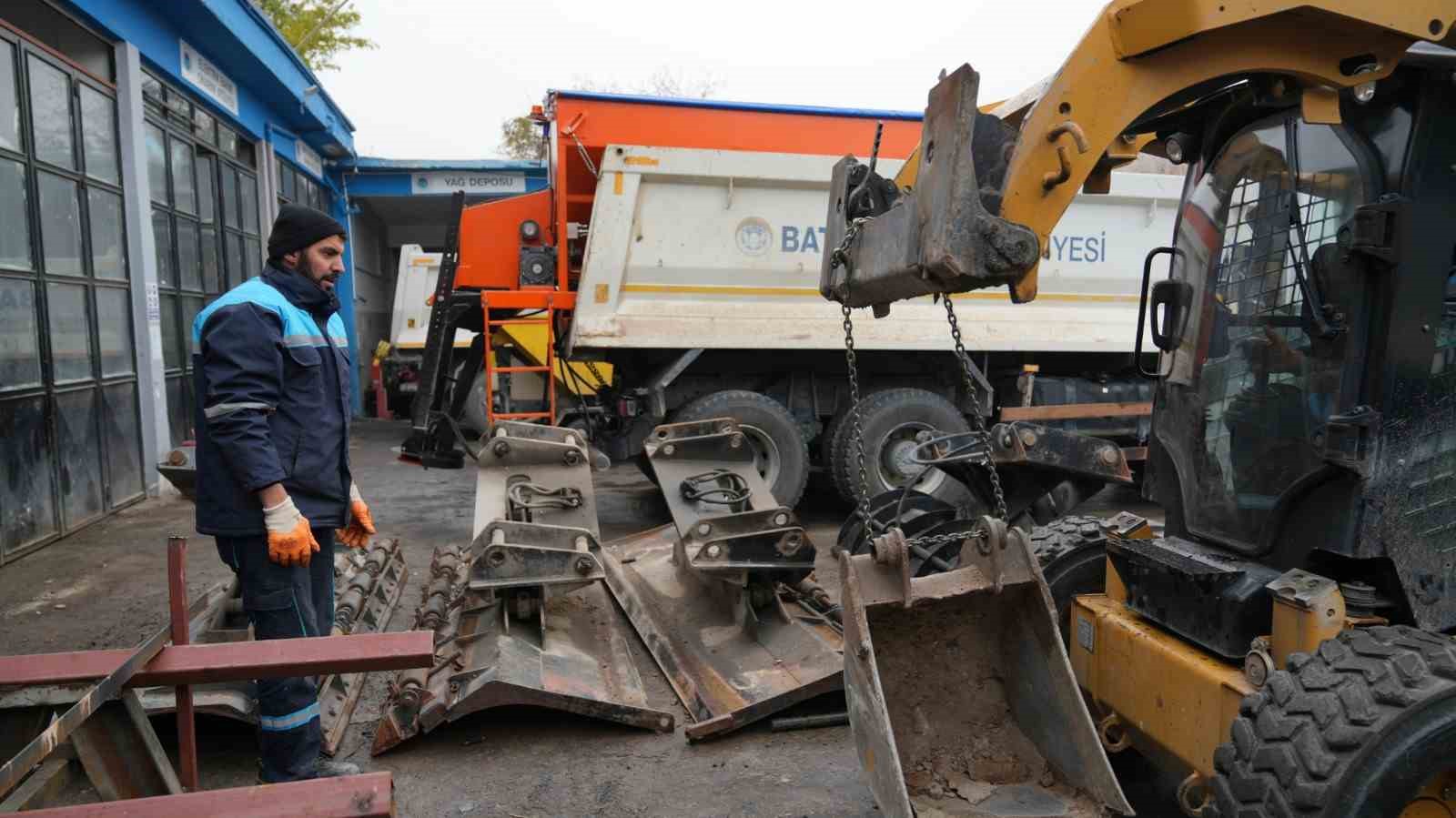 Battalgazi Belediyesi karla mücadele için teyakkuza geçti