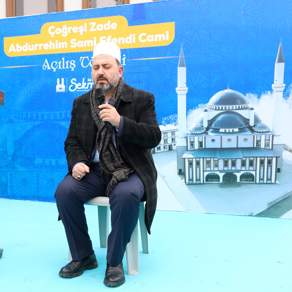 Çoğreşi Zade Abdurrehim Sami Efendi Cami ibadete açıldı