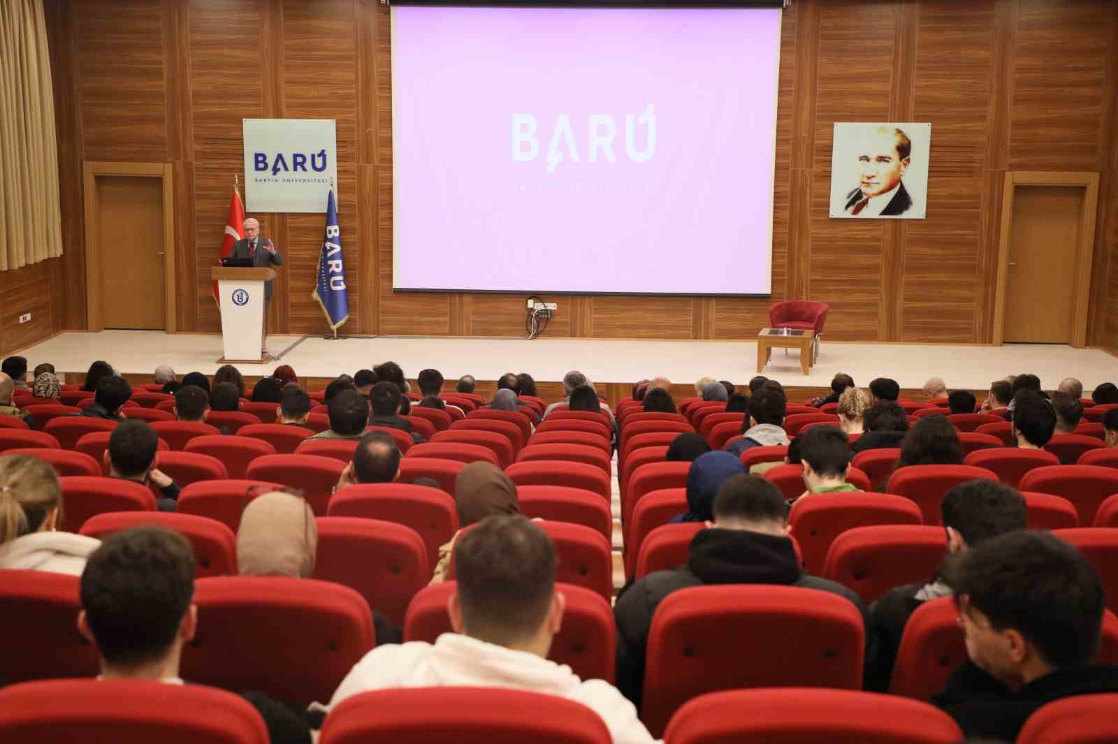 BARÜ’de "Bartınlı Bir Akademisyenin Hayatından Kesitler" söyleşisi düzenlendi