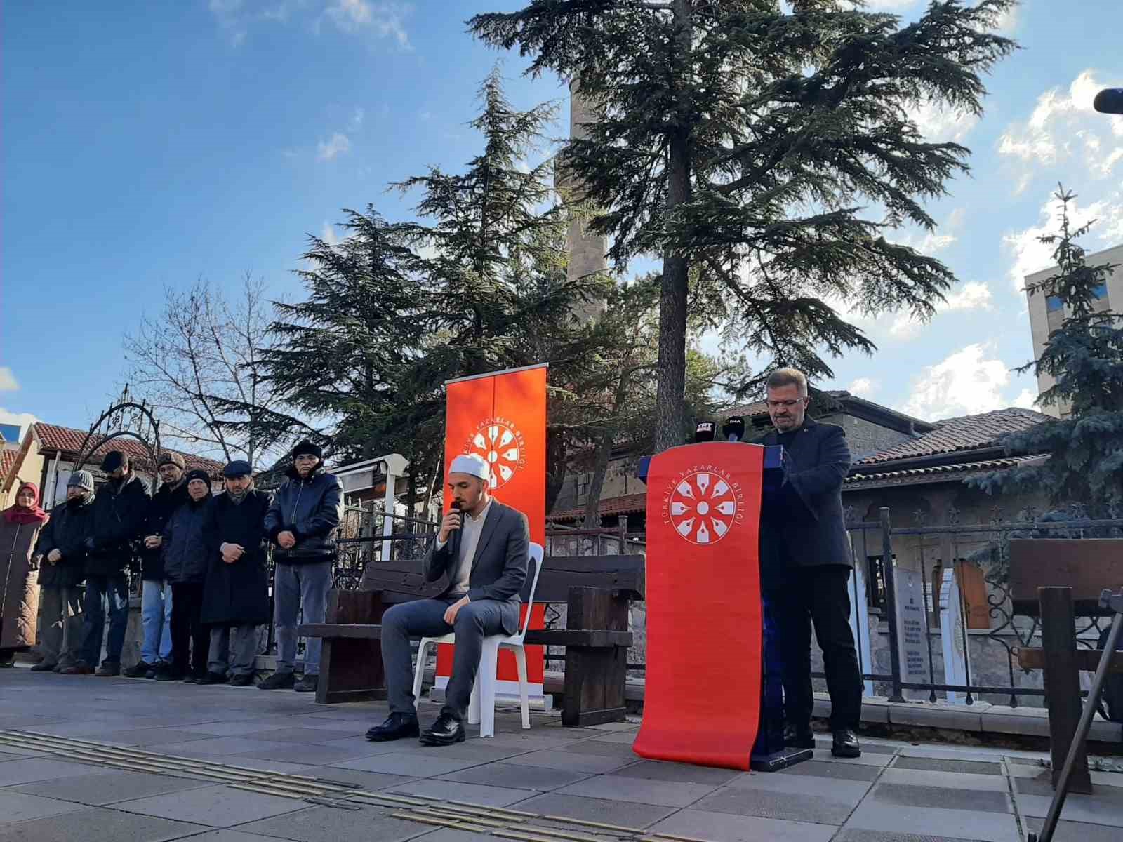 Milli Şair Mehmet Akif Ersoy vefatının 89. yılında Taceddin Dergahı&rsquo;nda anıldı
