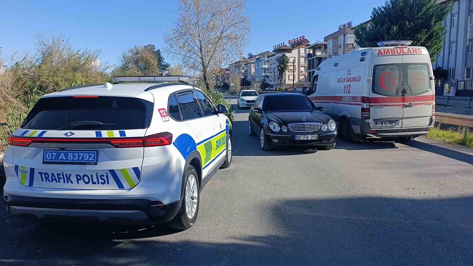 Kaza yapan scooter s&uuml;r&uuml;c&uuml;s&uuml; 2.14 promil alkoll&uuml; &ccedil;ıktı
