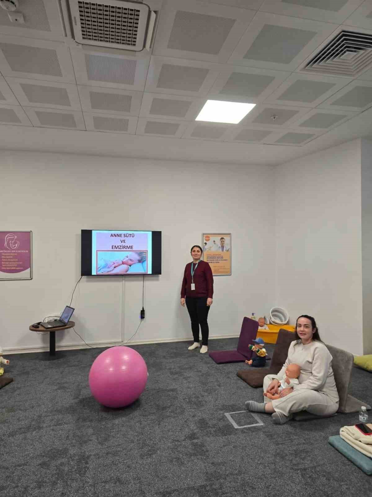 Nazilli&rsquo;de gebe okulunda eğitimler s&uuml;r&uuml;yor
