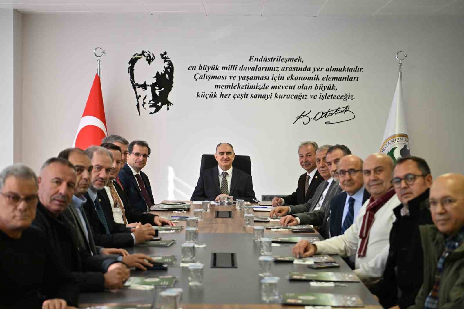 Salihli OSB&rsquo;de yılın son toplantısı yapıldı
