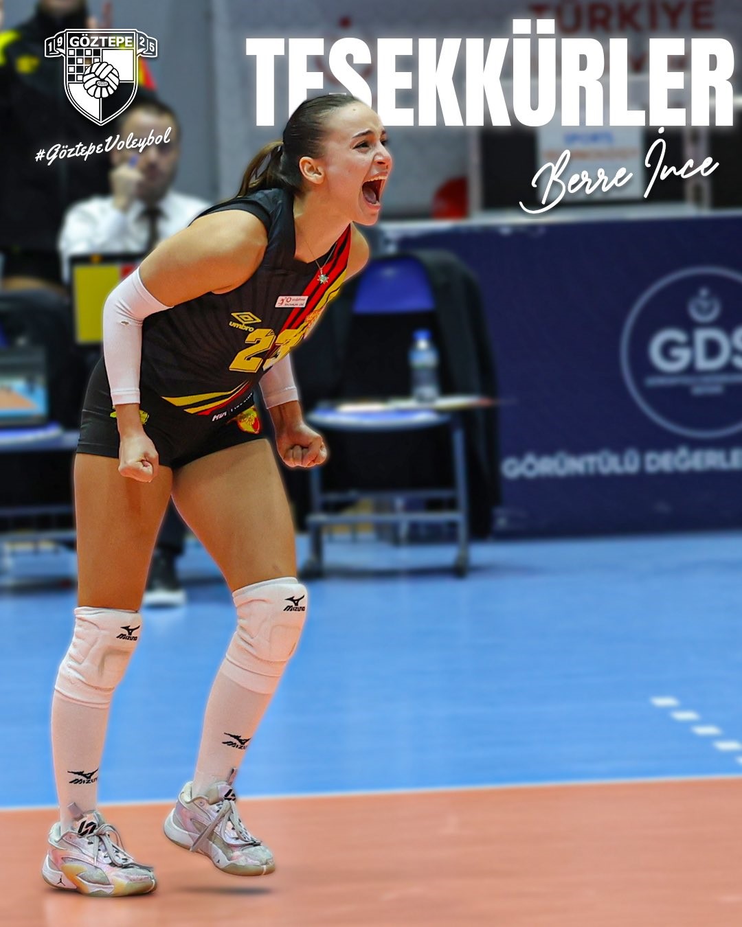 Göztepe Voleybol’da Berre İnce’yle yollar ayrıldı