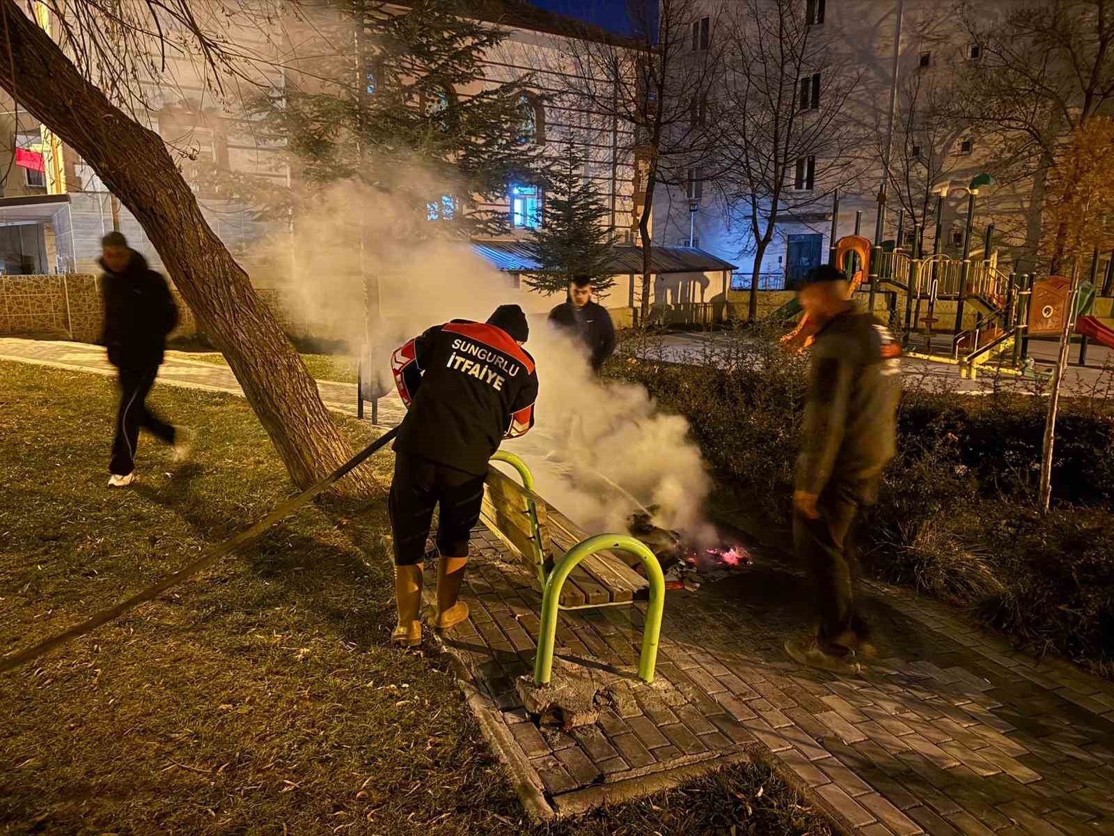 Sungurlu Belediyesi İtfaiyesi  bir yılda 469 olaya m&uuml;dahale etti
