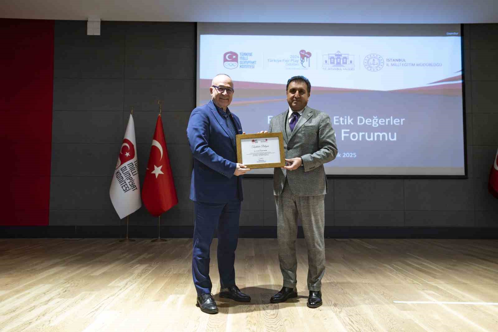 Fair Play ve Etik Değerler Düşünce Forumu, Olimpiyatevi’nde düzenlendi