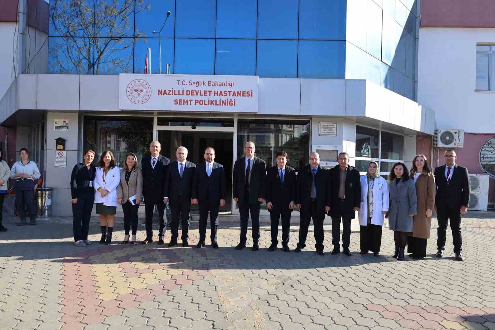 Nazilli&rsquo;deki sağlık hizmetleri yerinde incelendi
