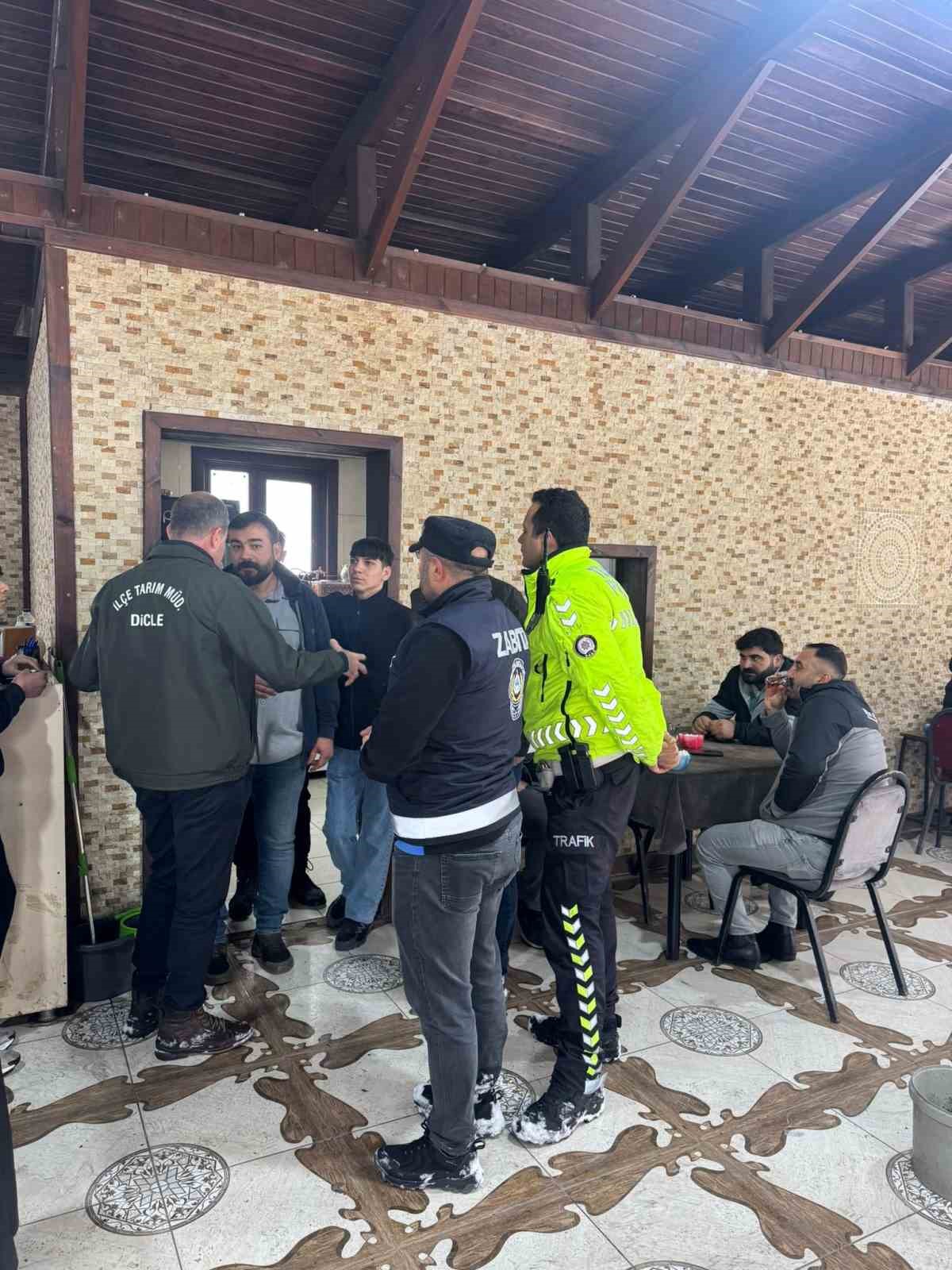 Dicle’de yılbaşı denetimi yapıldı