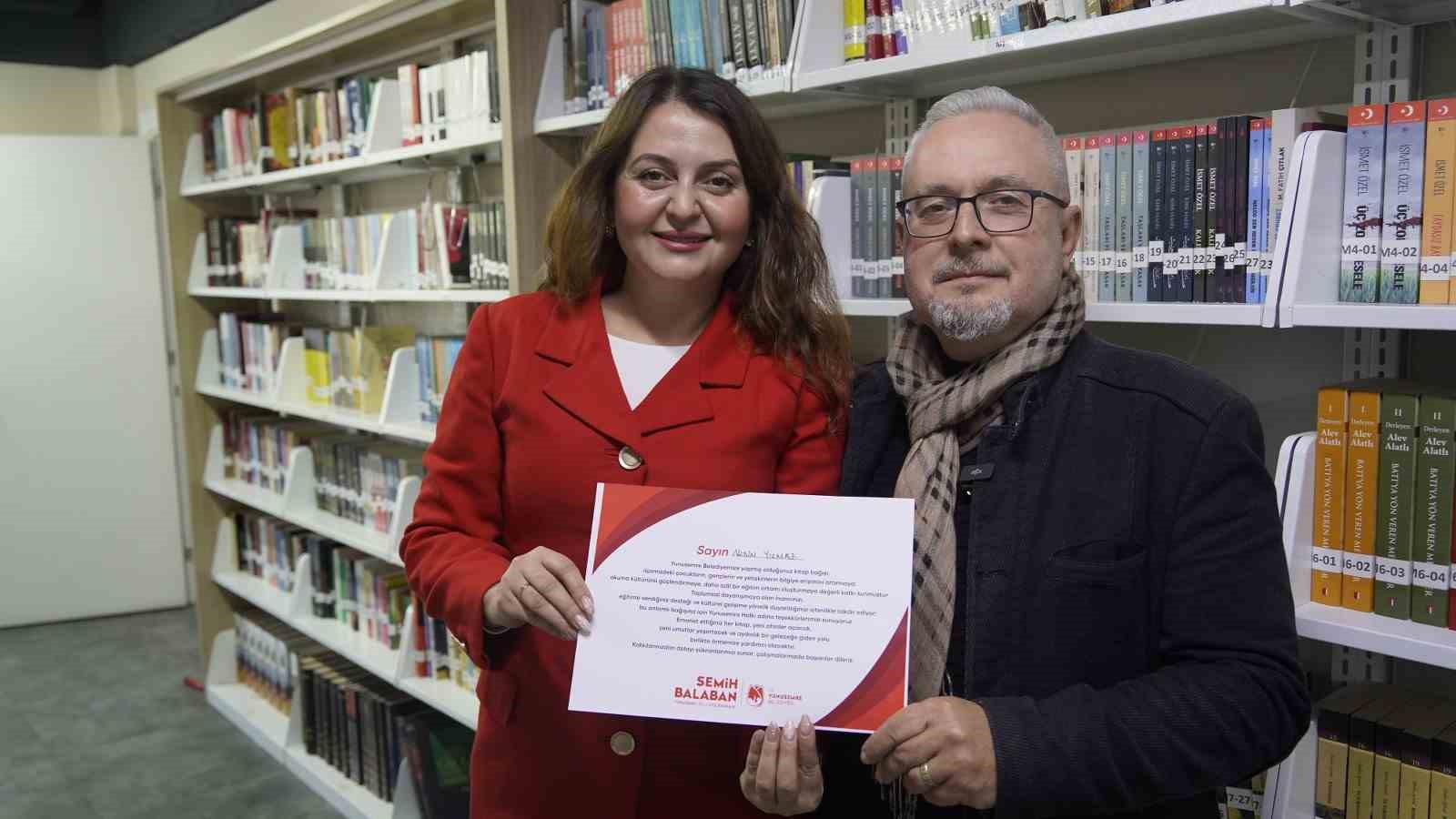 Yunusemre Belediyesinden kitap bağış kampanyası
