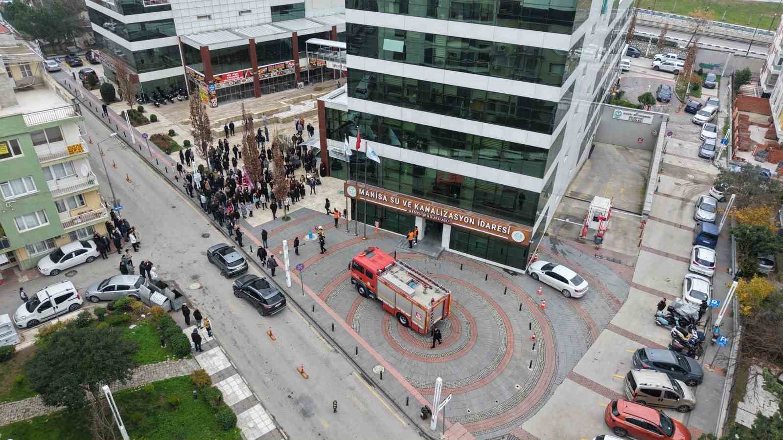 MASKİ&rsquo;de yangın tatbikatı
