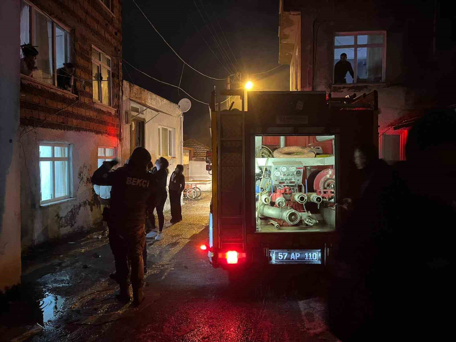 Sinop&rsquo;ta baca yangını
