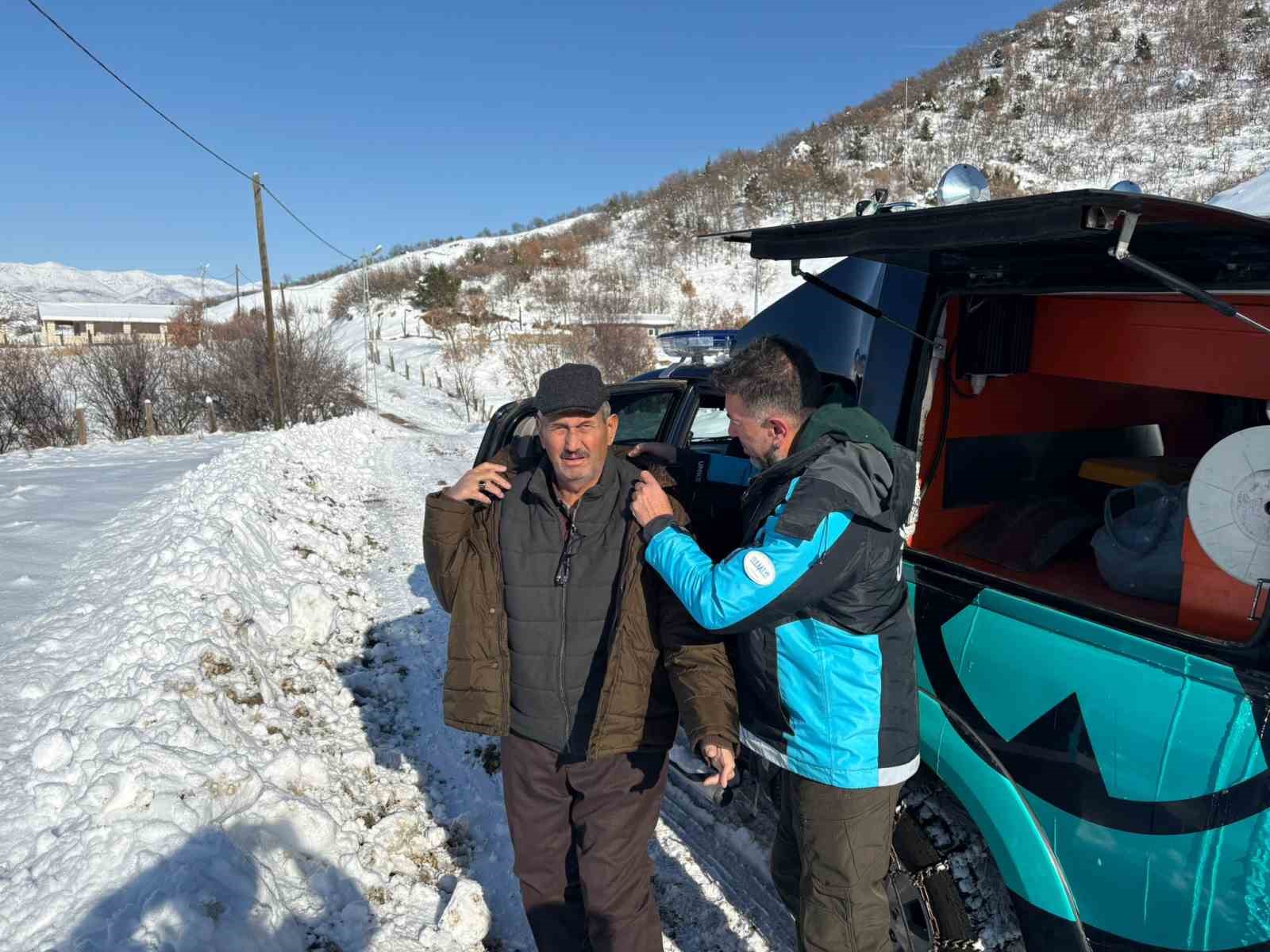 Tunceli’de UMKE ekipleri diyaliz hastası için seferber oldu
