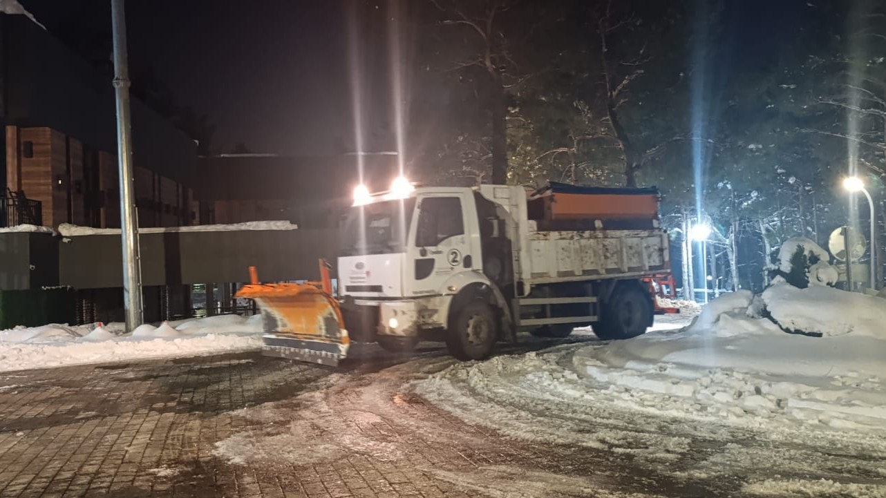 Kahramanmaraş&rsquo;ta kar temizliği
