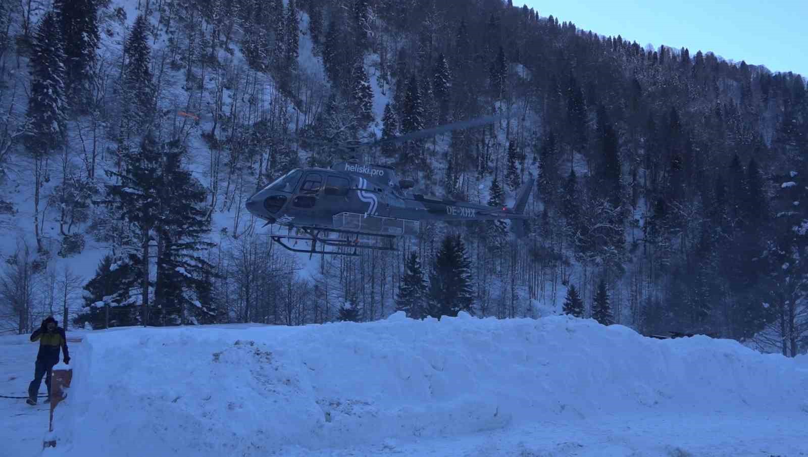 Kaçkarlar’da heliski heyecanı 21. kez başladı
