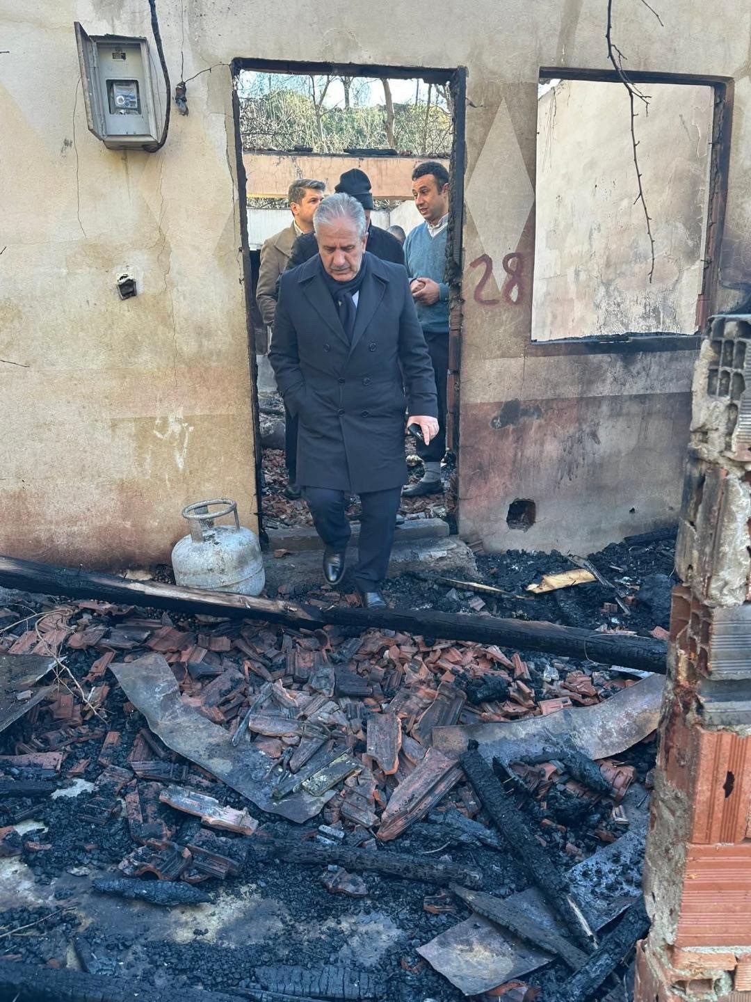 Tokat&rsquo;ta evde &ccedil;ıkan yangında 50 &ccedil;uval fındık k&uuml;l oldu
