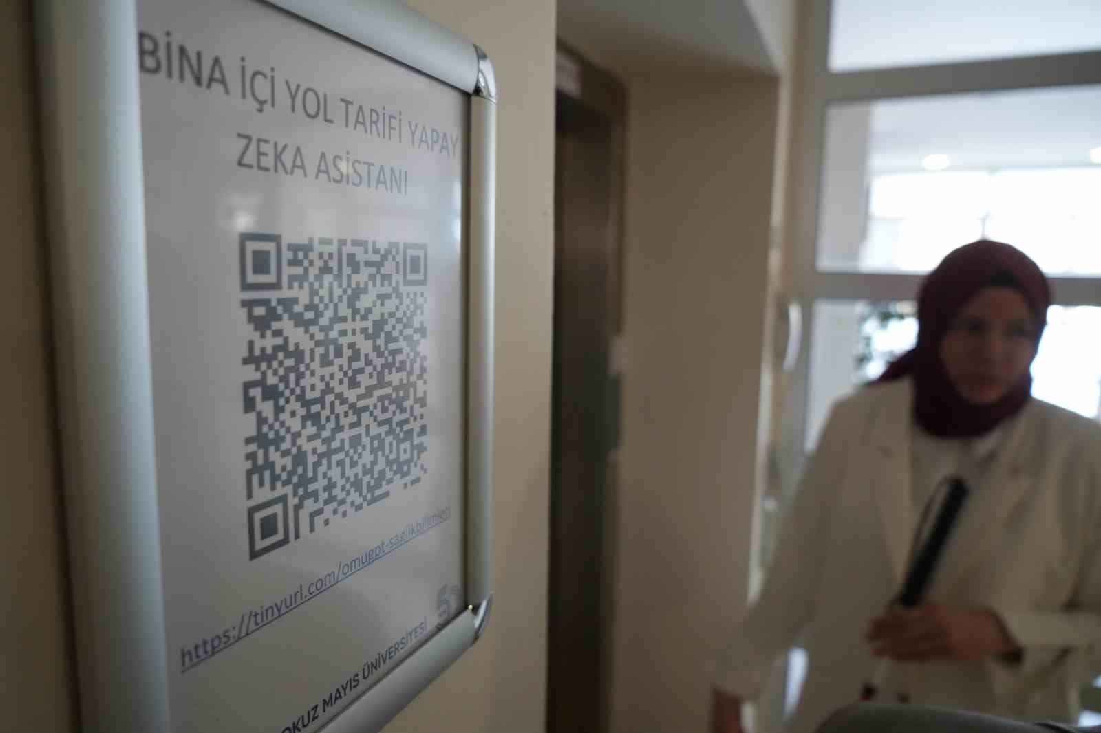 OM&Uuml;&rsquo;de g&ouml;rme engelliler i&ccedil;in yapay zek&acirc; destekli asistan devrede
