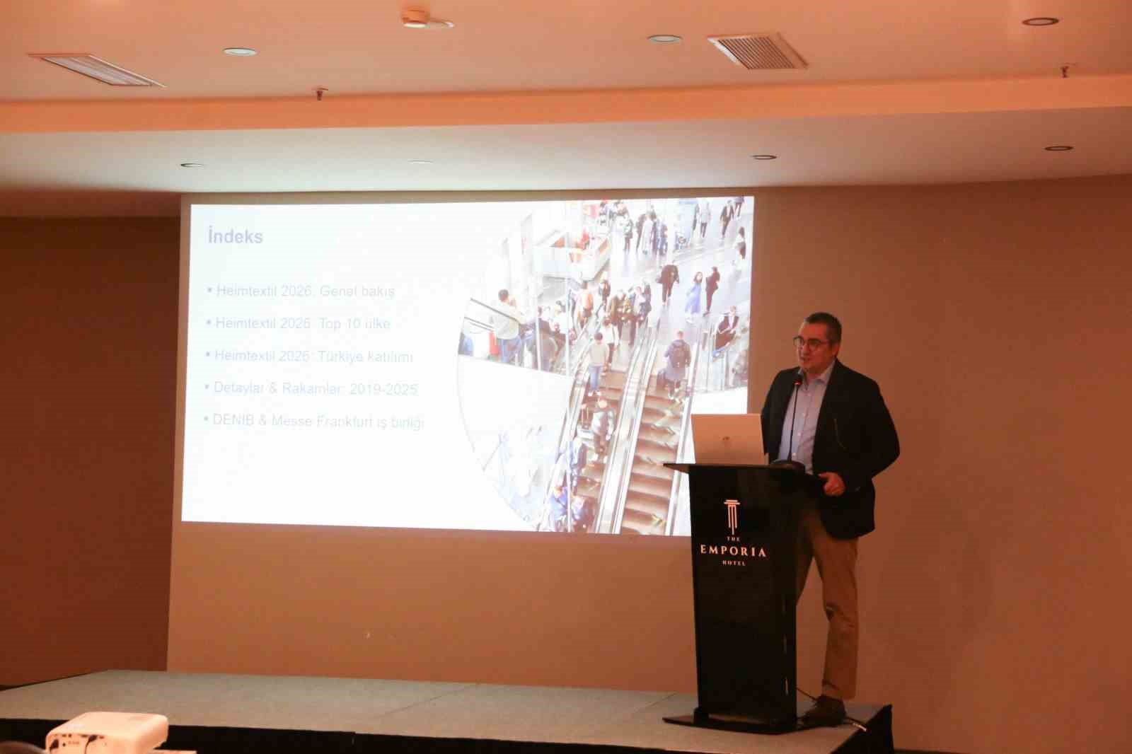 Denizlili tekstilciler Heimtextil hazırlıklarını g&ouml;zden ge&ccedil;irdi
