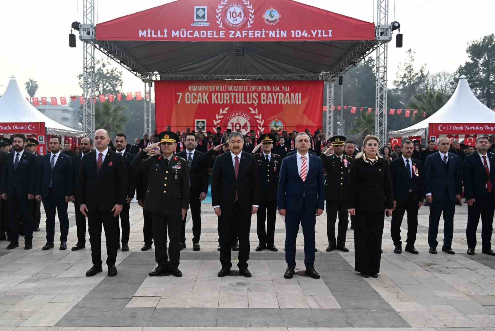 Osmaniye&rsquo;nin kurtuluşunun 104&rsquo;&uuml;nc&uuml; yılı coşkuyla kutlandı
