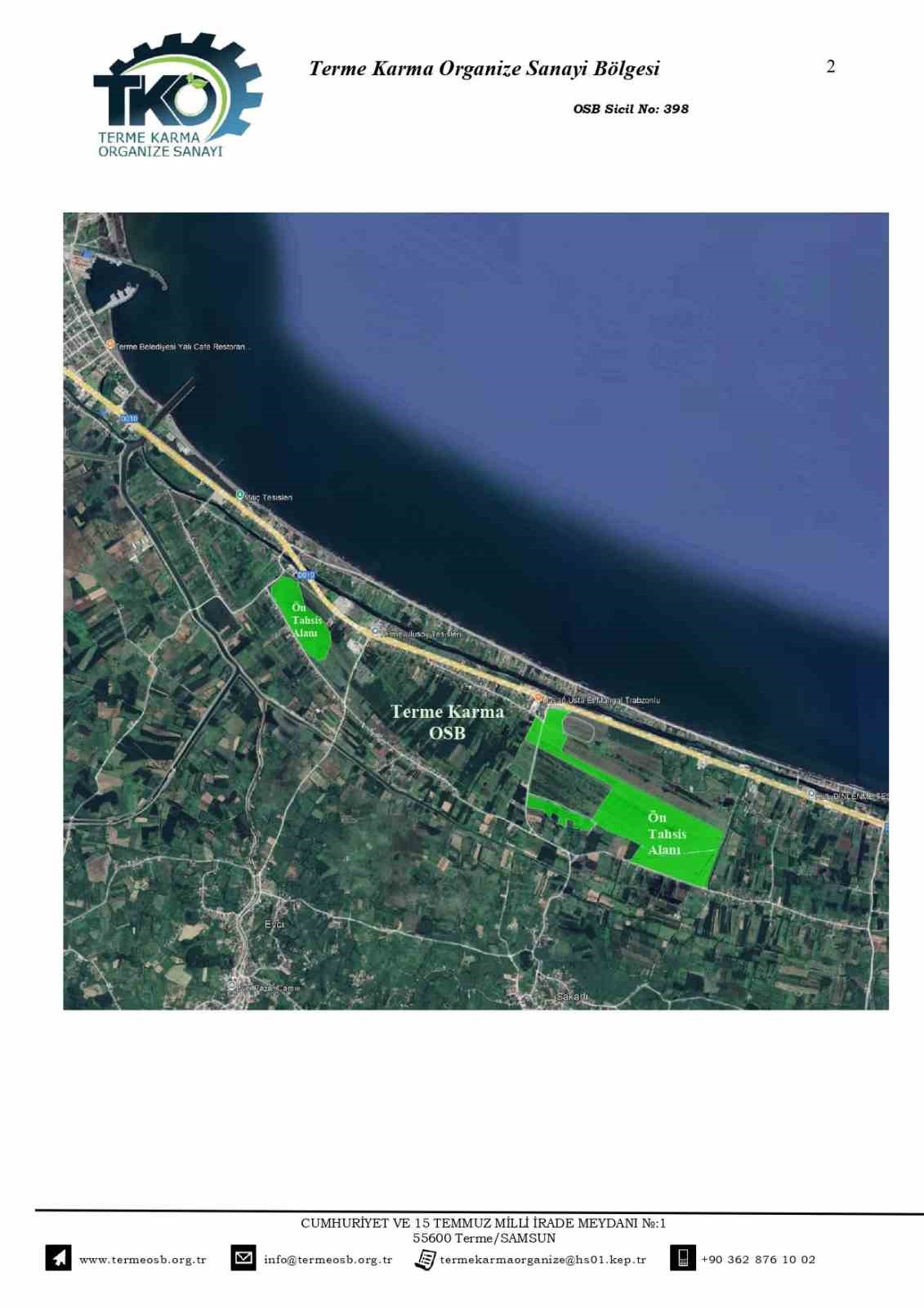 Başkan Kul: "Terme, kuzeyin üretim merkezi olacak"