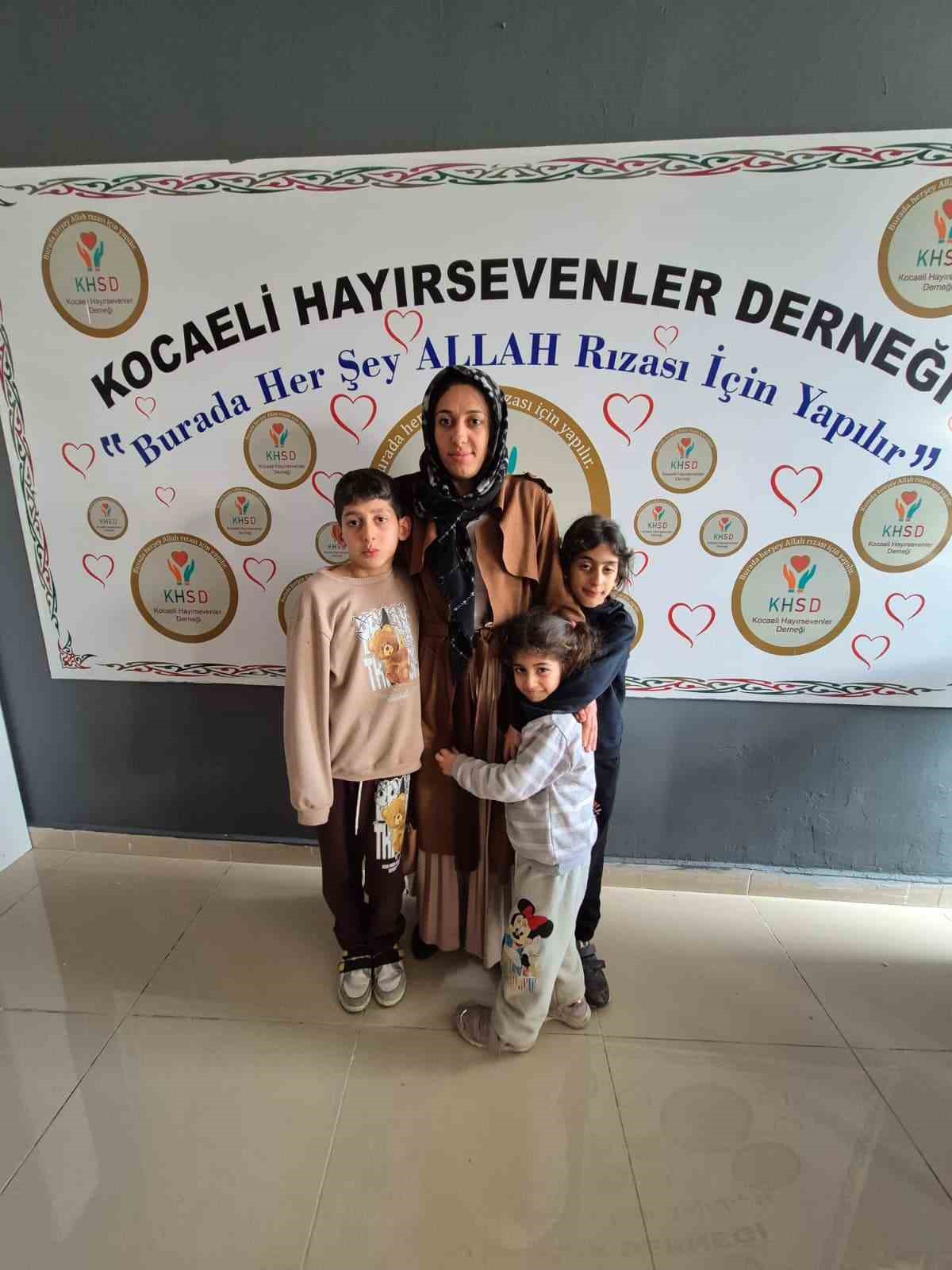 Eşi cezaevine giren kadın çocuklarıyla birlikte hastane mescidine sığındı