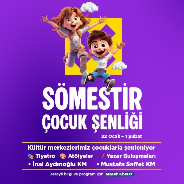 Ataşehir Belediyesi&rsquo;nden &ccedil;ocuklara sanat ve eğlence dolu s&ouml;mestr şenliği
