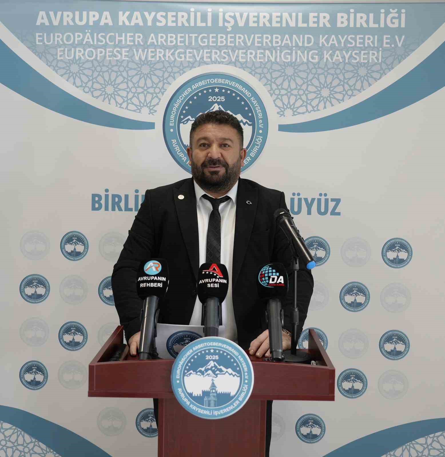 AKİB T&uuml;rkiye Yatırım Komisyon Başkanı Onur Doğan&rsquo;dan Avrupa&rsquo;daki Kayserililere &ccedil;ağrı
