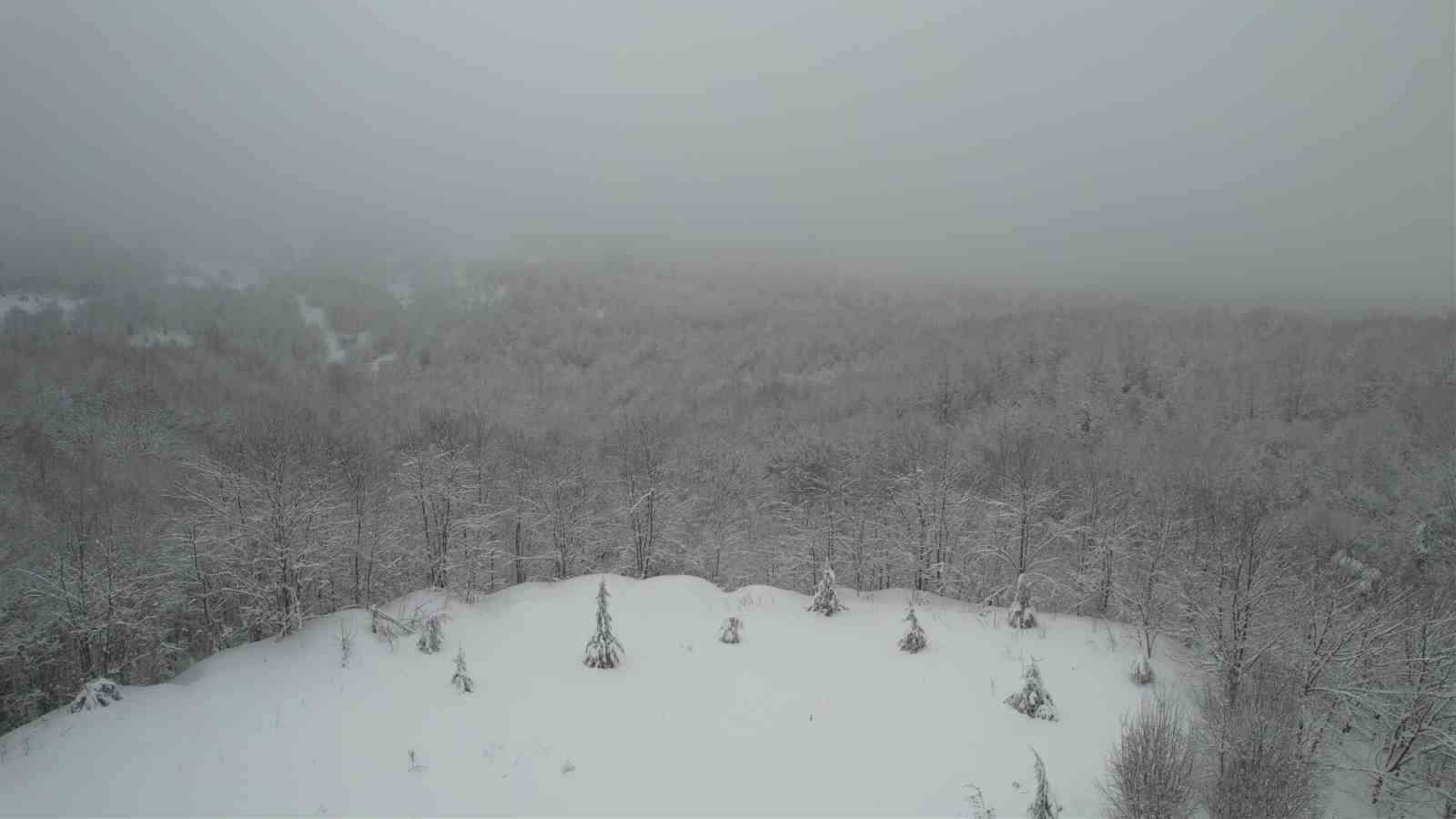 Zonguldak&rsquo;ta kar etkili oldu
