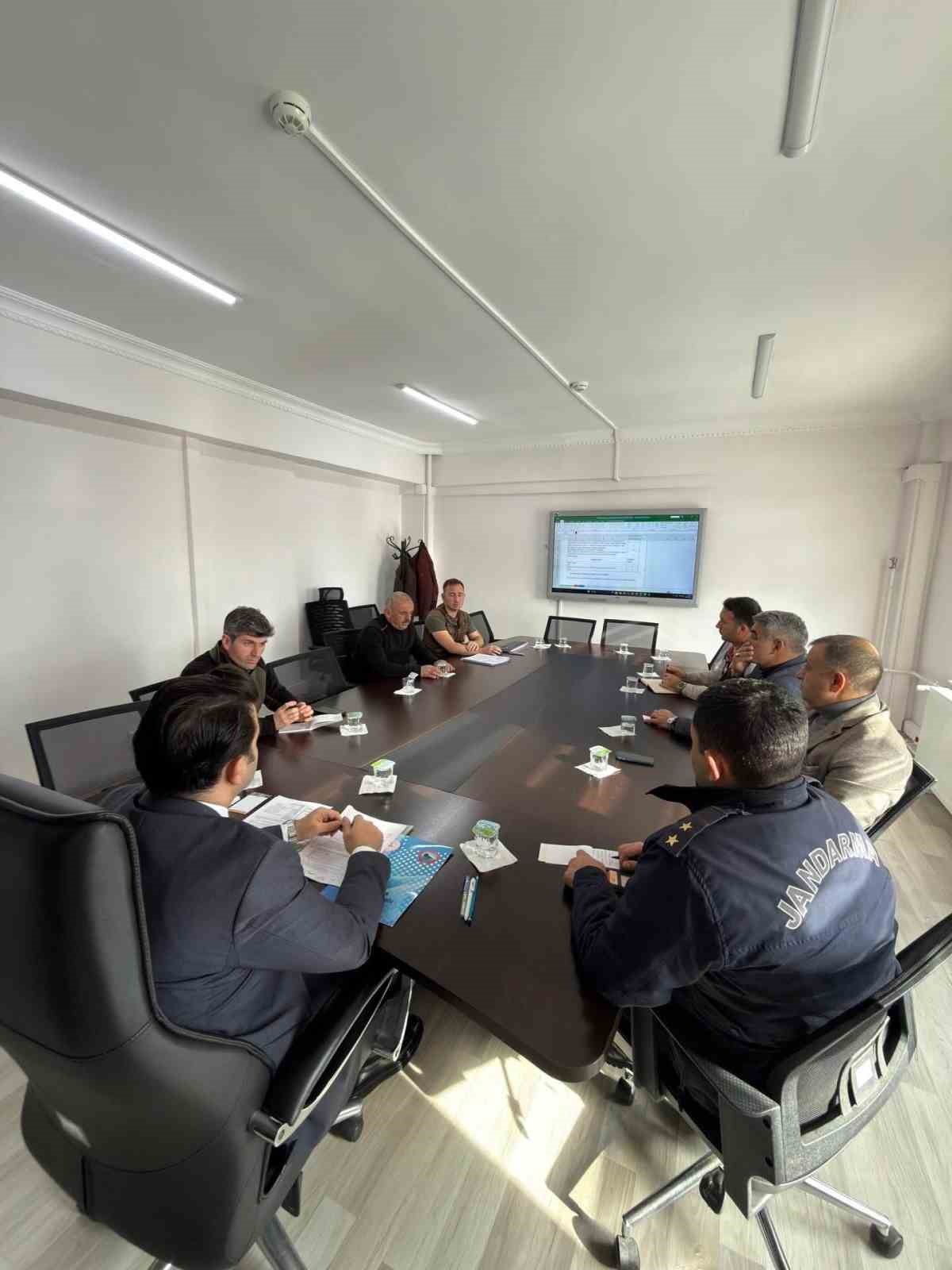 Tomarza&rsquo;da Av Komisyonu Toplantısı yapıldı
