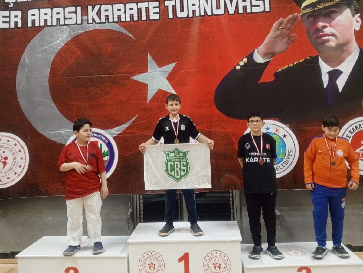 Turnuvadan madalya ile döndüler