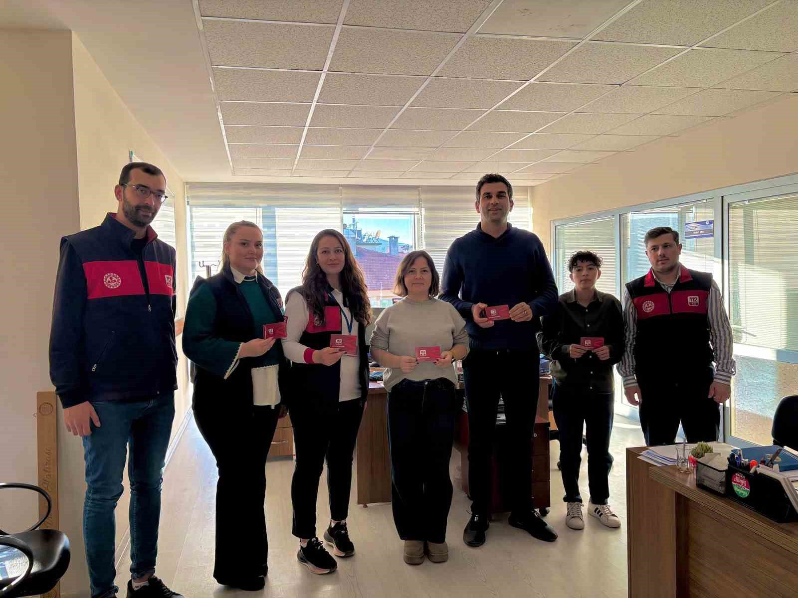 112 A&Ccedil;M&rsquo;den B&uuml;y&uuml;kşehir Belediyesi&rsquo;nde farkındalık &ccedil;alışması
