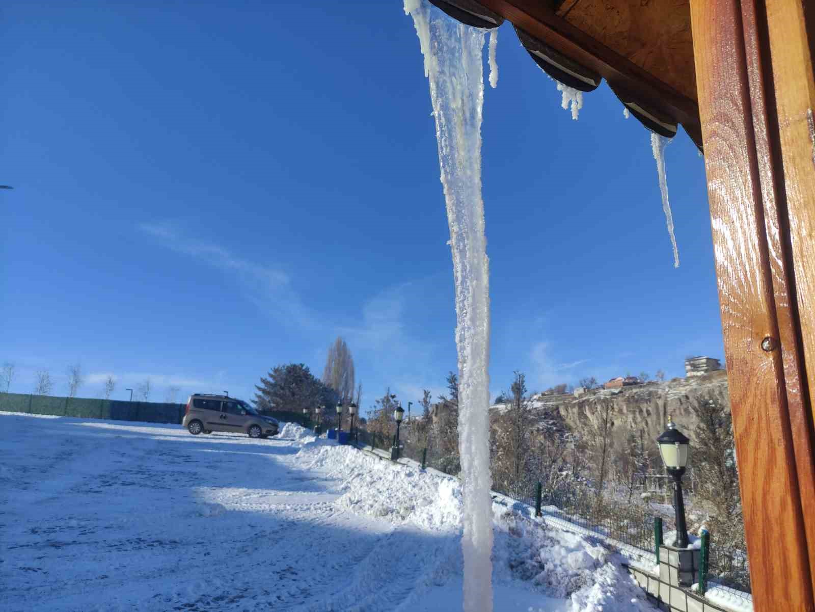 Sibirya soğuklarının etkili olduğu Ardahan&rsquo;da
