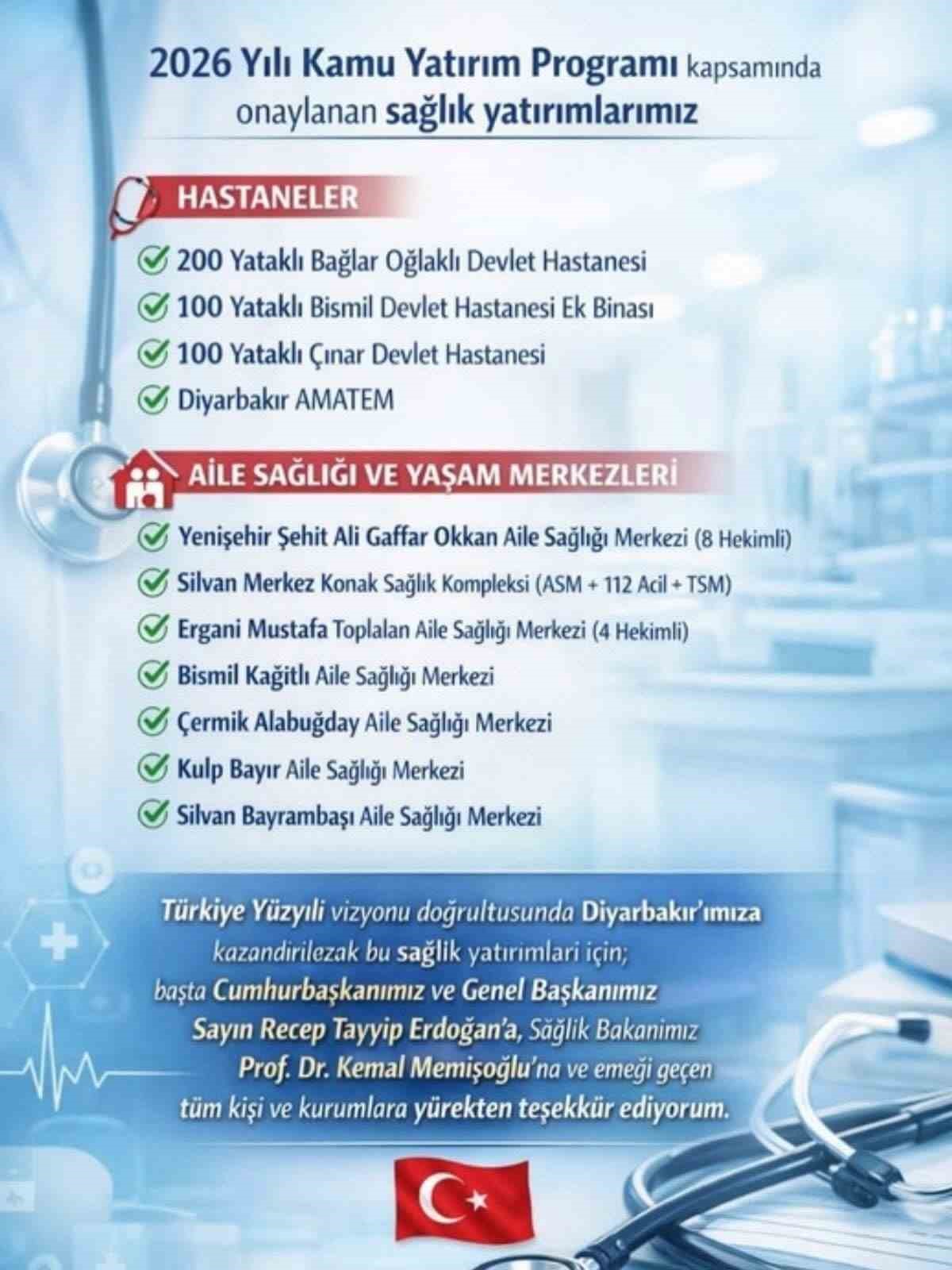 &Ccedil;ermik&rsquo;e Aile Sağlığı Merkezi yapılıyor
