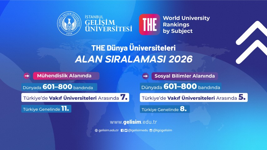 THE 2026 alan sıralamalarında k&uuml;resel y&uuml;kselişini s&uuml;rd&uuml;rd&uuml;: M&uuml;hendislik ve Sosyal Bilimlerde b&uuml;y&uuml;k başarı