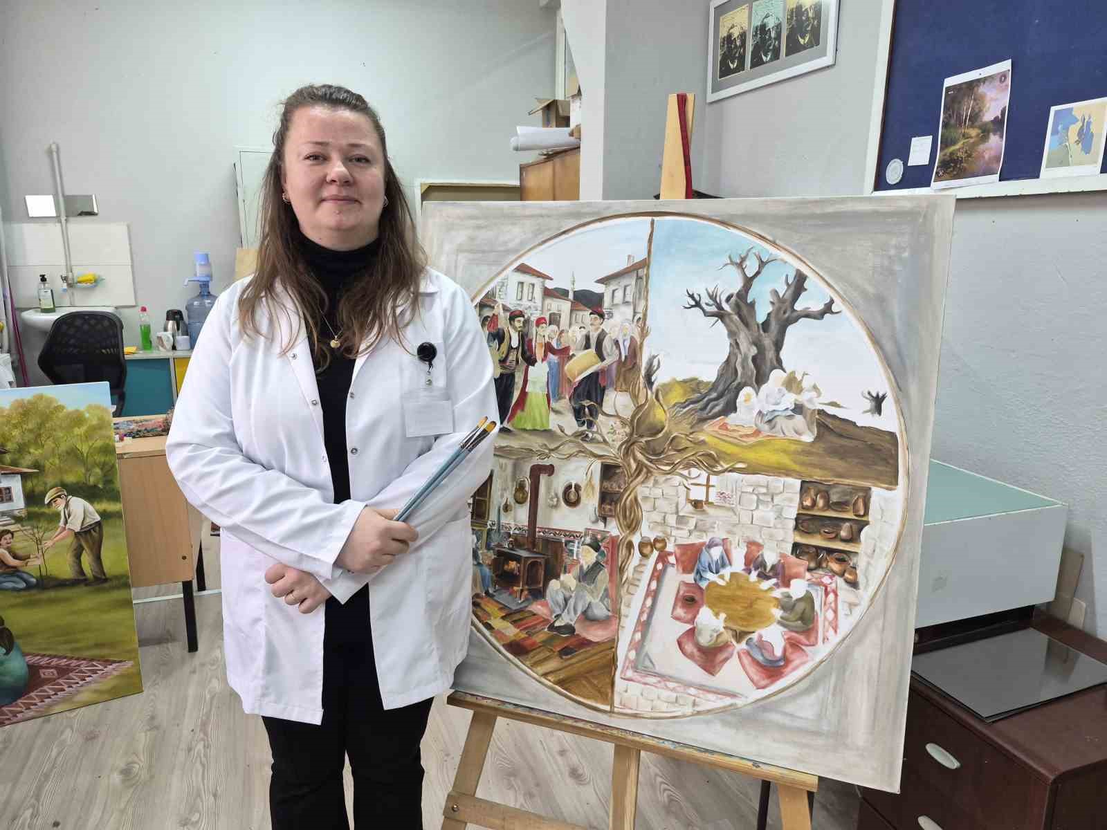 T&uuml;rk aile yapısı yağlı boya tablolarıyla &ouml;l&uuml;ms&uuml;zleşiyor
