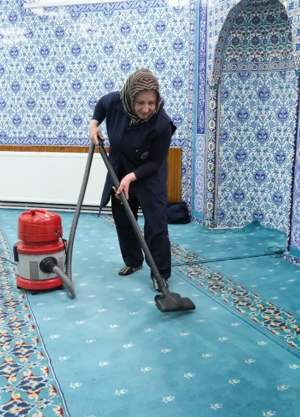 Tavşanlı&rsquo;da camilerde temizlik &ccedil;alışmaları
