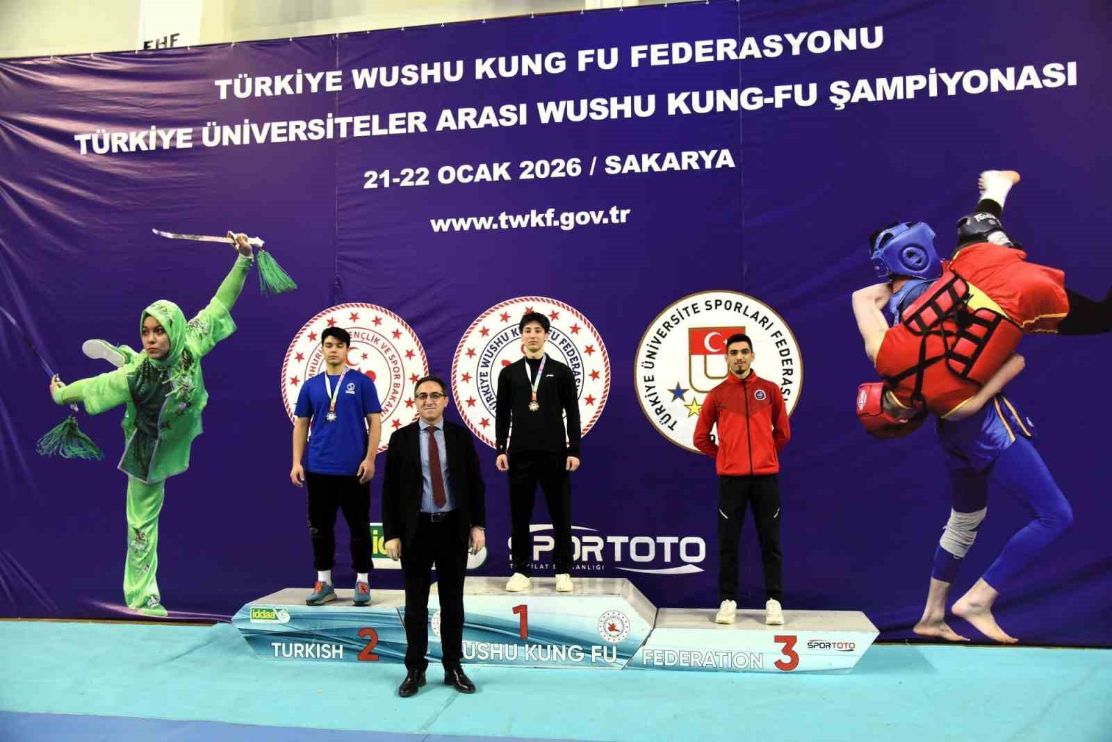 SUB&Uuml; Wushu&rsquo;da T&uuml;rkiye şampiyonu oldu

