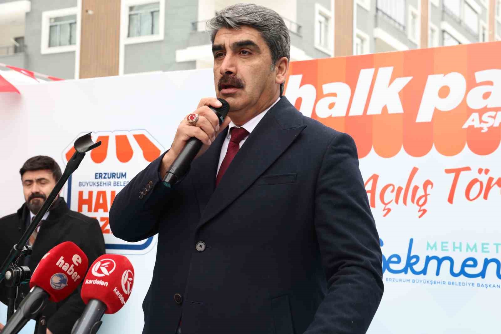 Halk pazarı Aşkale şubesi a&ccedil;ıldı
