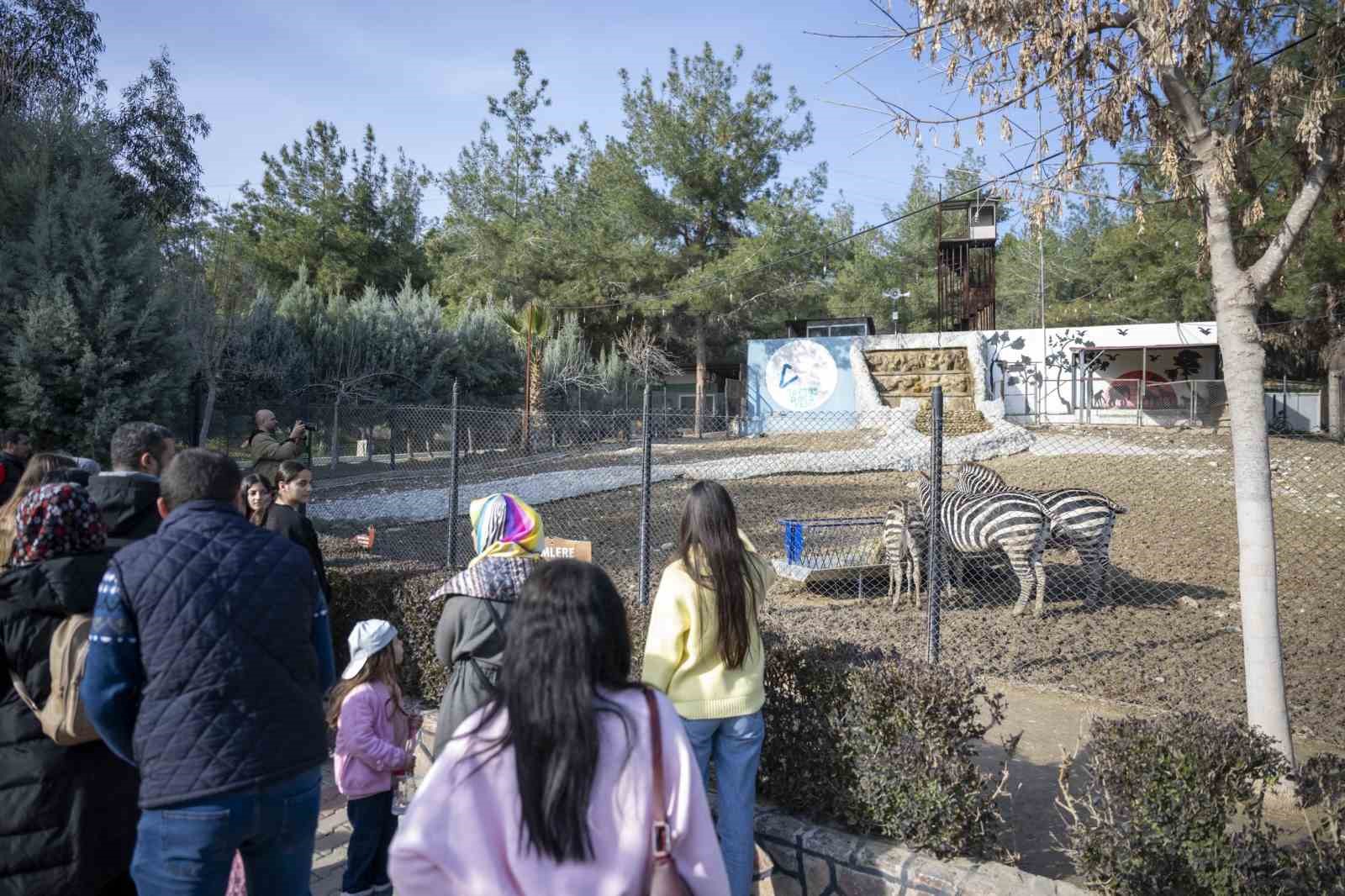 Tarsus Doğa Parkı yarıyıl tatilinde binlerce ziyaret&ccedil;iyi ağırlıyor
